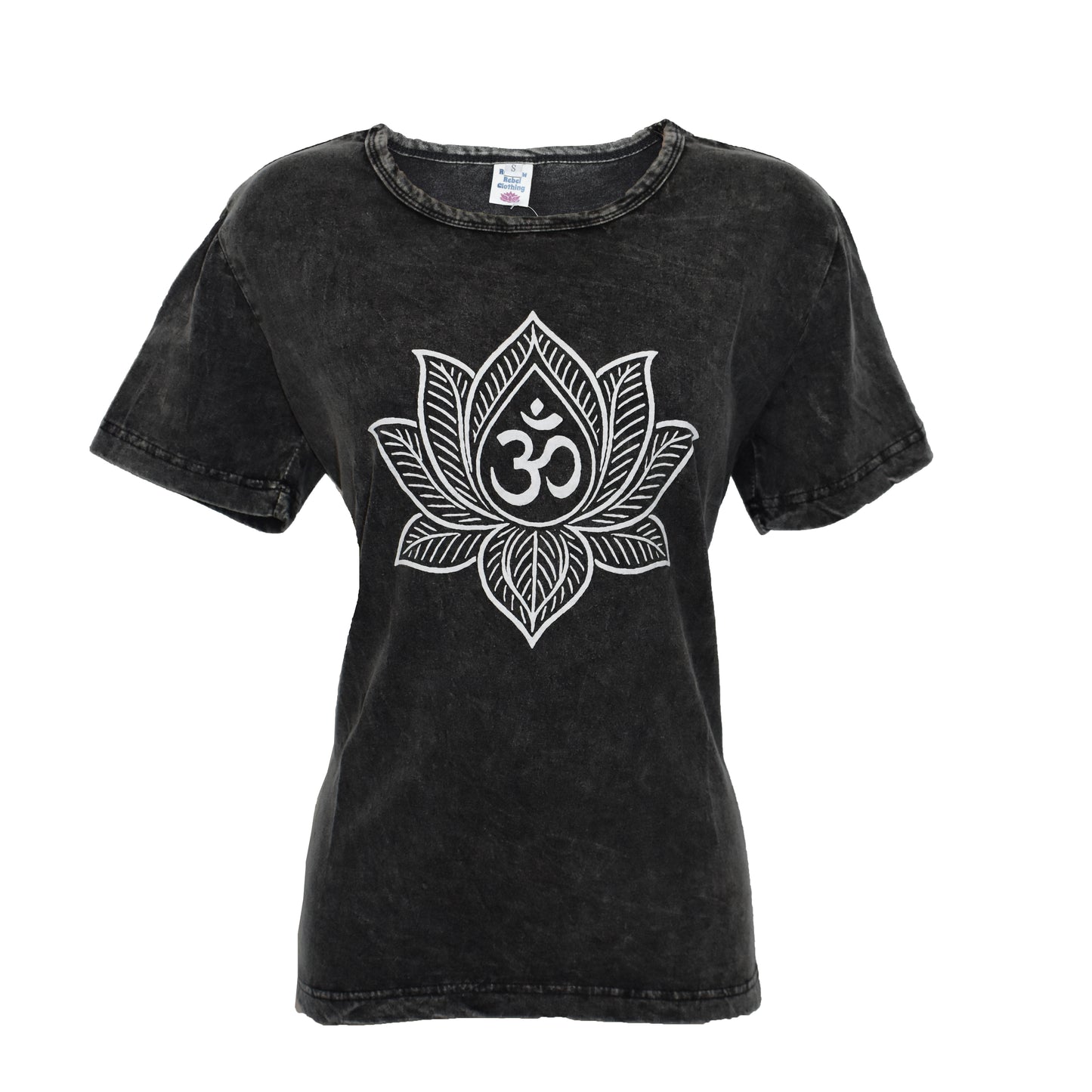 Lotus Print T Shirt Top