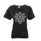 Lotus Print T Shirt Top