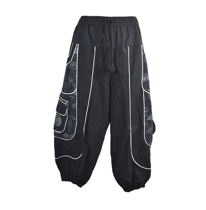 Mushroom Print Harem Trousers