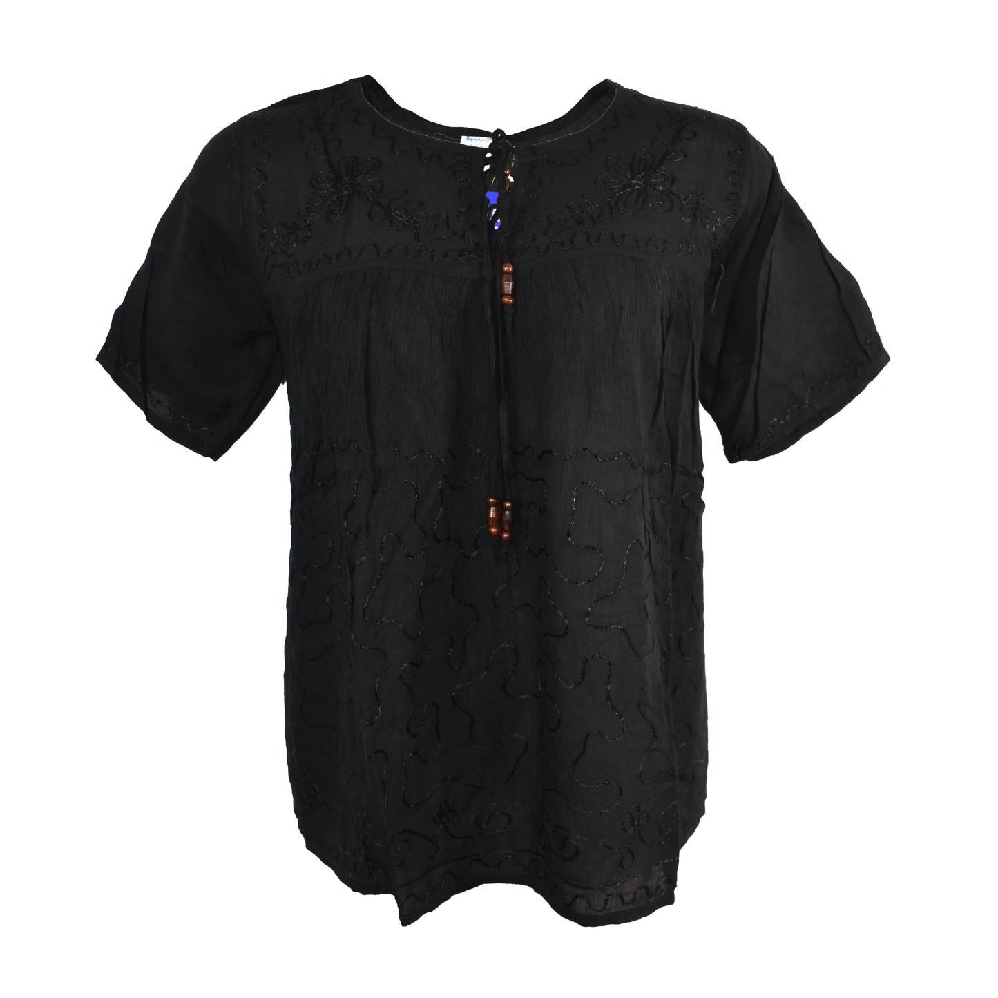 Embroidered Viscose Blouse