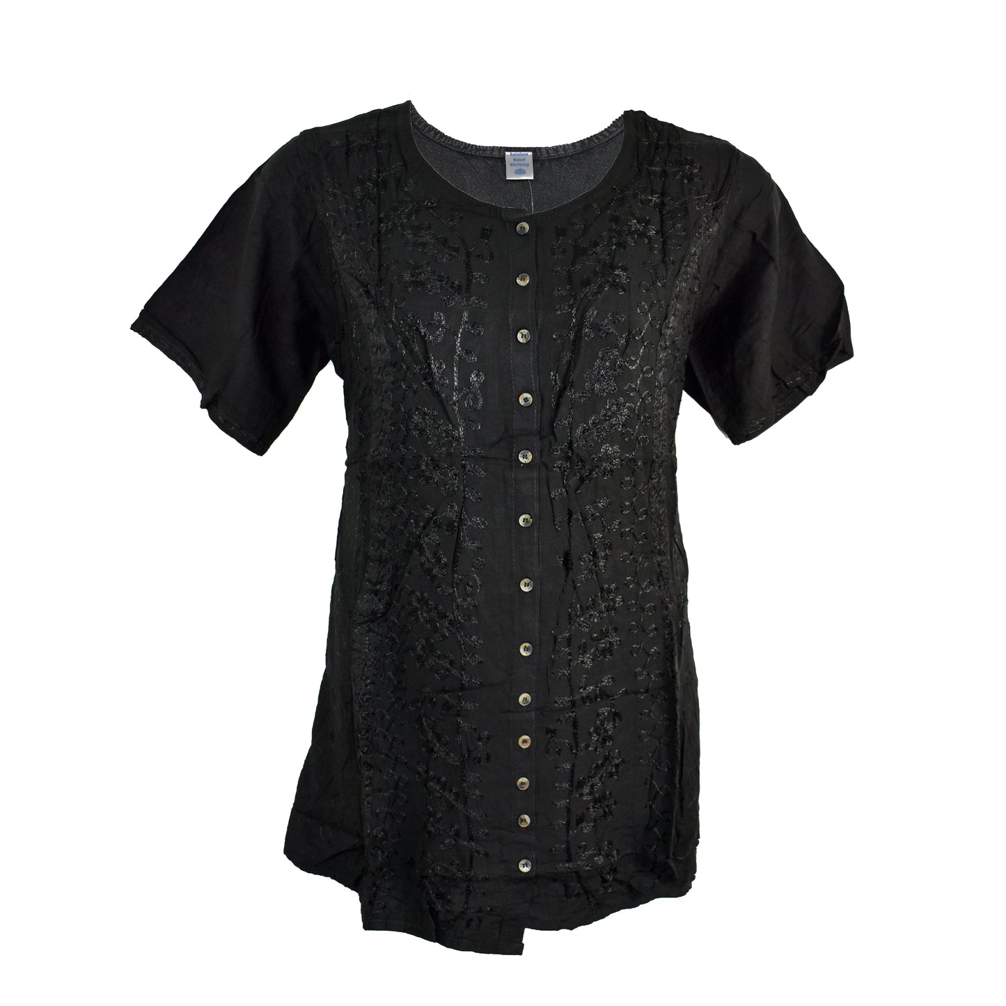 Embroidered Floral Blouse