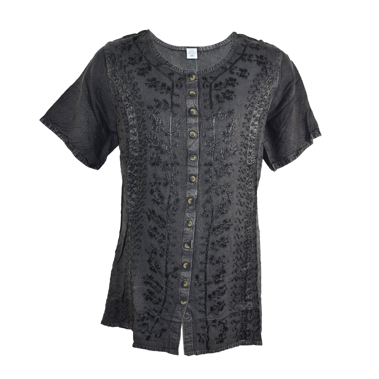 Embroidered Floral Blouse