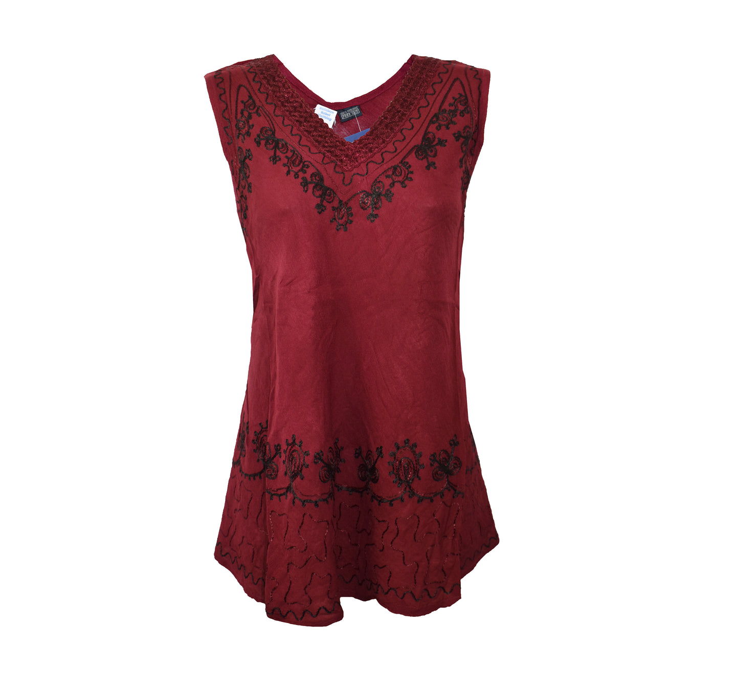 Embroidered Umbrella Vest Top