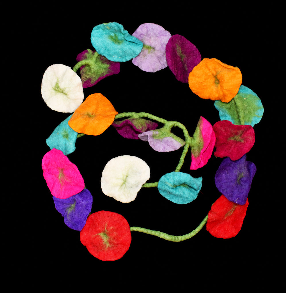 Felt Flower Garland