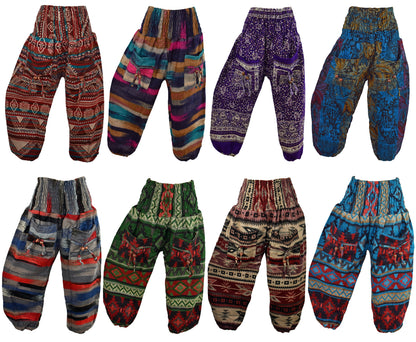 Acrylic Fleece Harem Trousers