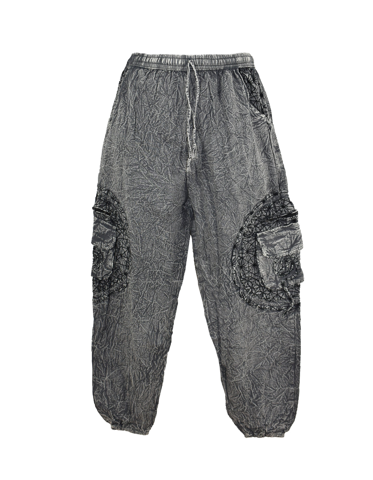 Geometric Print Harem Trousers