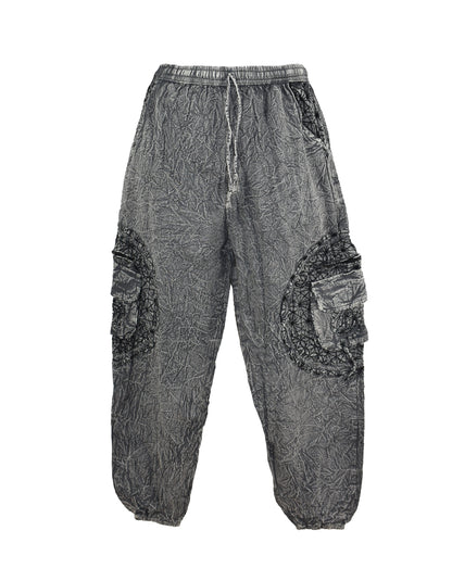 Geometric Print Harem Trousers