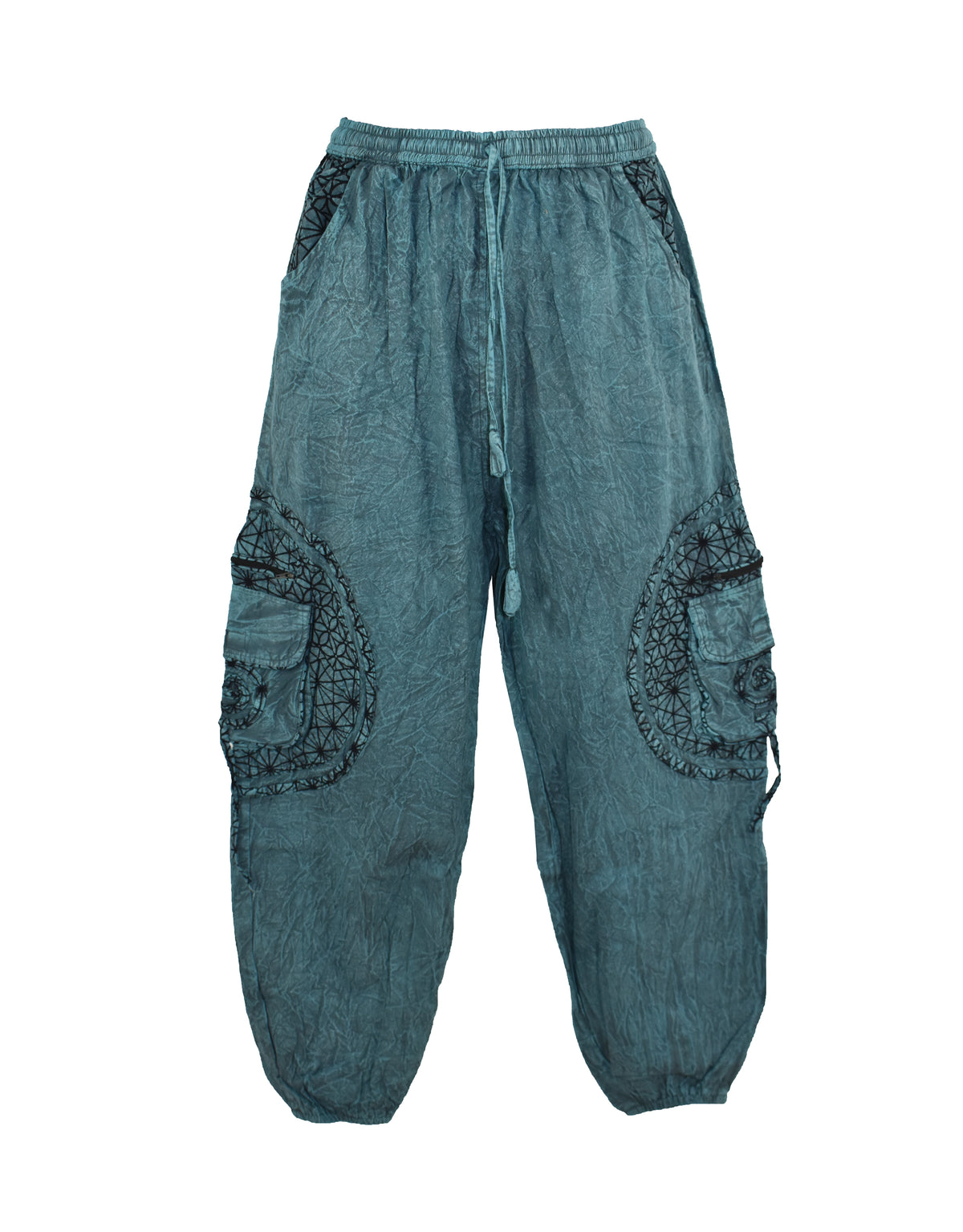 Geometric Print Harem Trousers