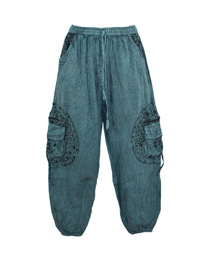 Geometric Print Harem Trousers