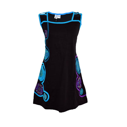 Orb Embroidered Cotton Dress