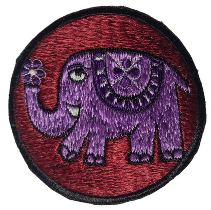 Elephant Sew on Patch 8cm