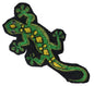 Gecko Cutout Sew on Patch 8cm