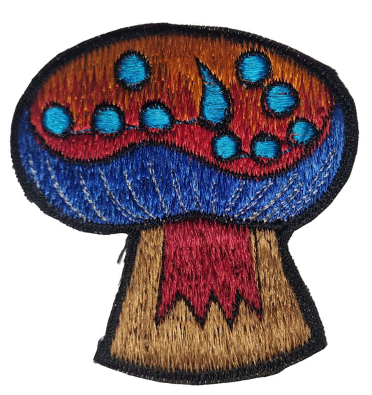 Mushroom Cutout Sew on Patch 8cm