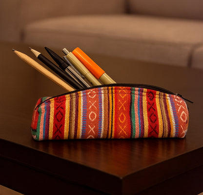 Woven Cotton Pencil Case