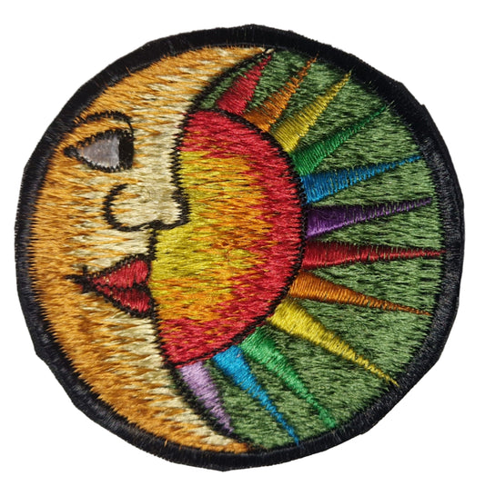 Sun and Moon Sew on Patch 8cm