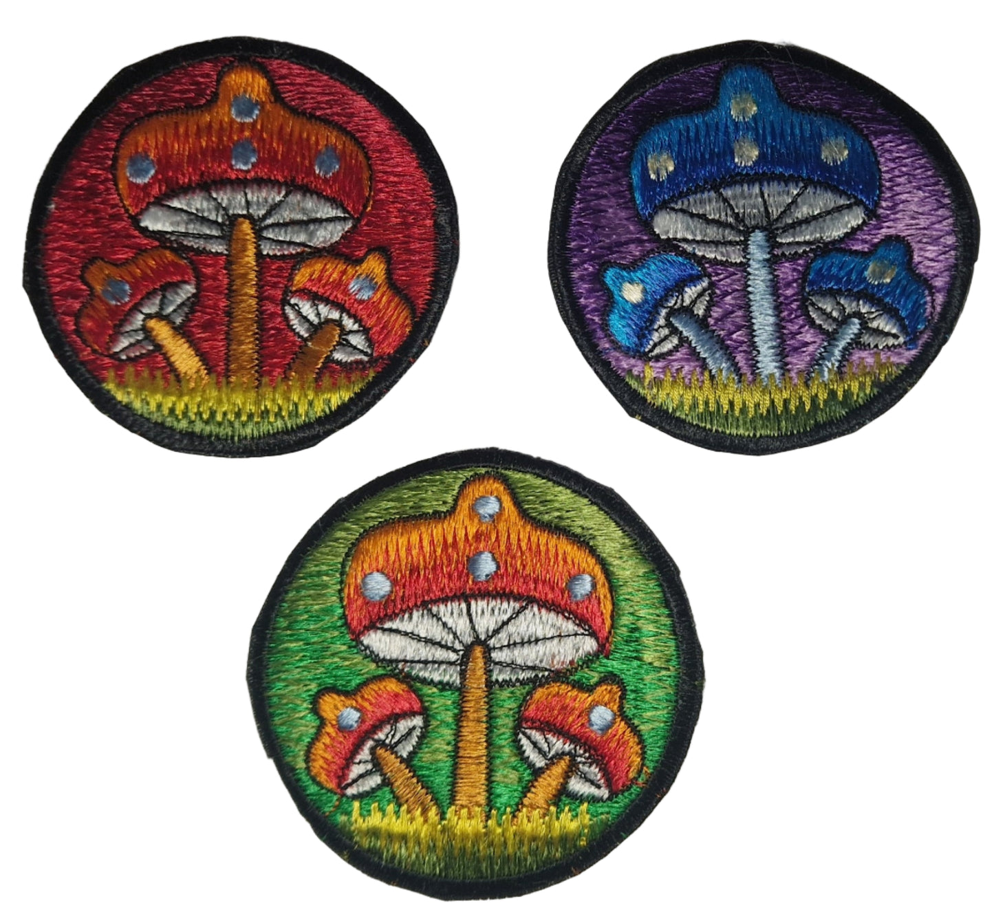 Mushrooms Sew on Patch 8cm