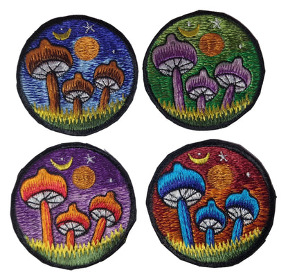 Mushrooms Sew on Patch 8cm