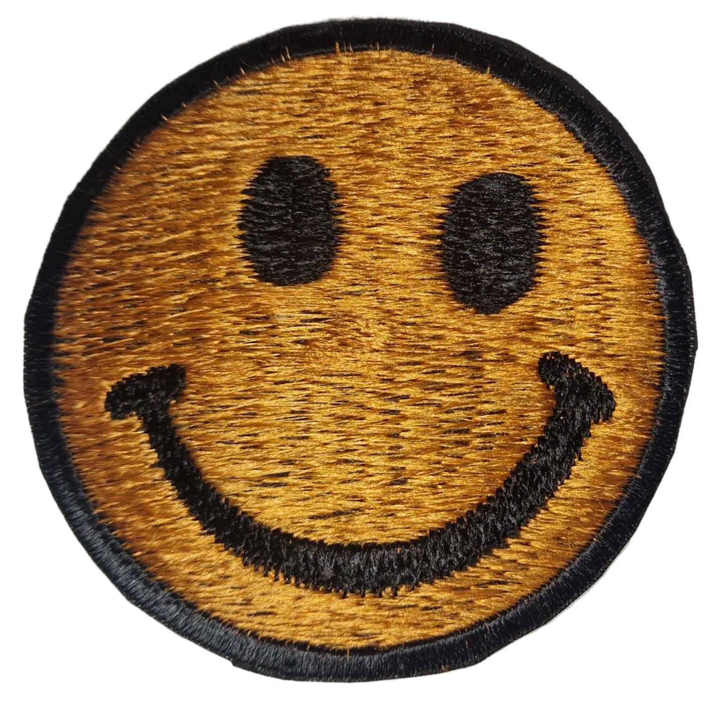 Smiley Face Sew on Patch 8cm