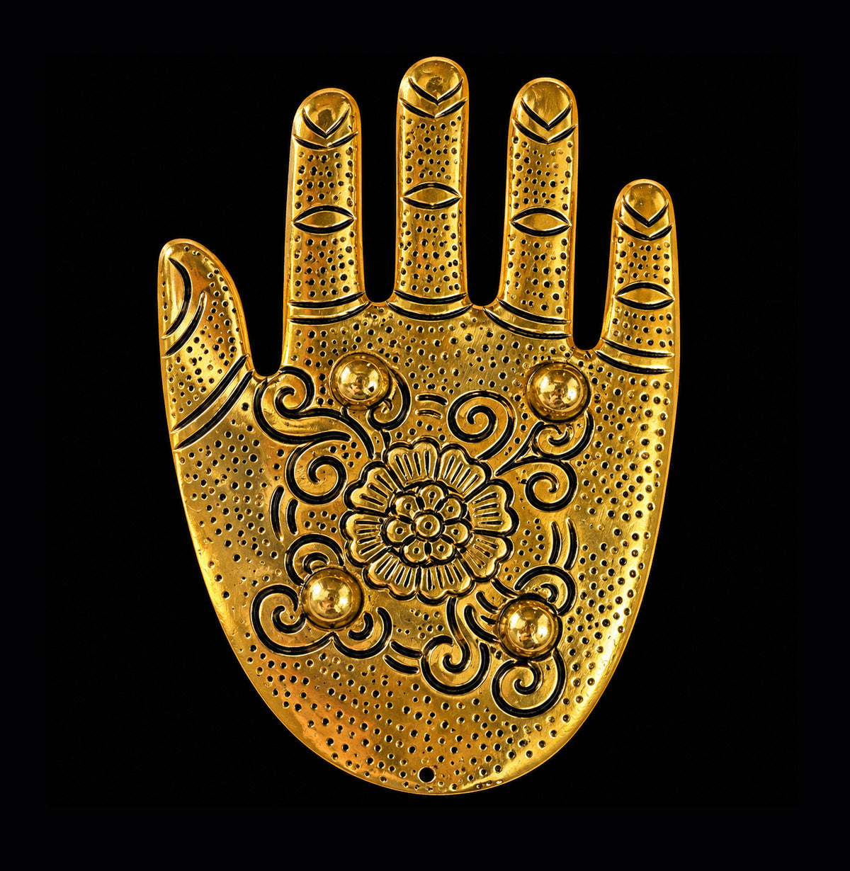 Recycled Aluminium Hamsa Hand Ash Catcher