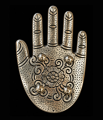 Recycled Aluminium Hamsa Hand Ash Catcher