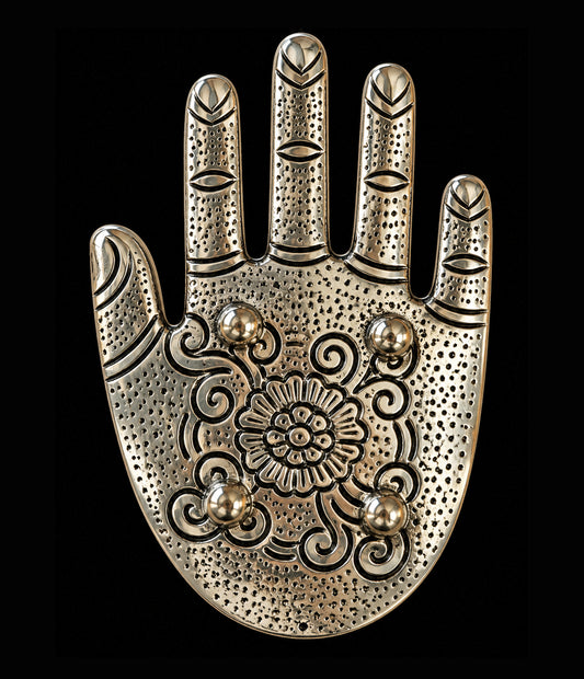 Recycled Aluminium Hamsa Hand Ash Catcher