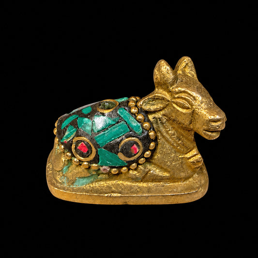 Brass Incense Holder - Cow