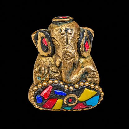 Brass Incense Holder - Ganesh