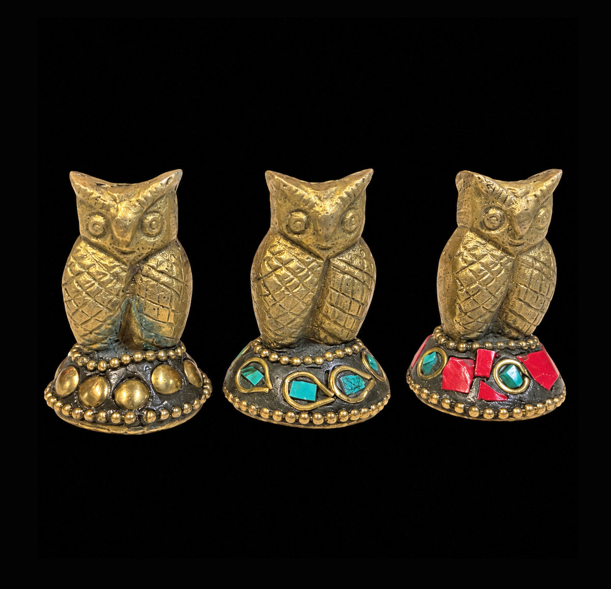 Brass Incense Holder - Owl