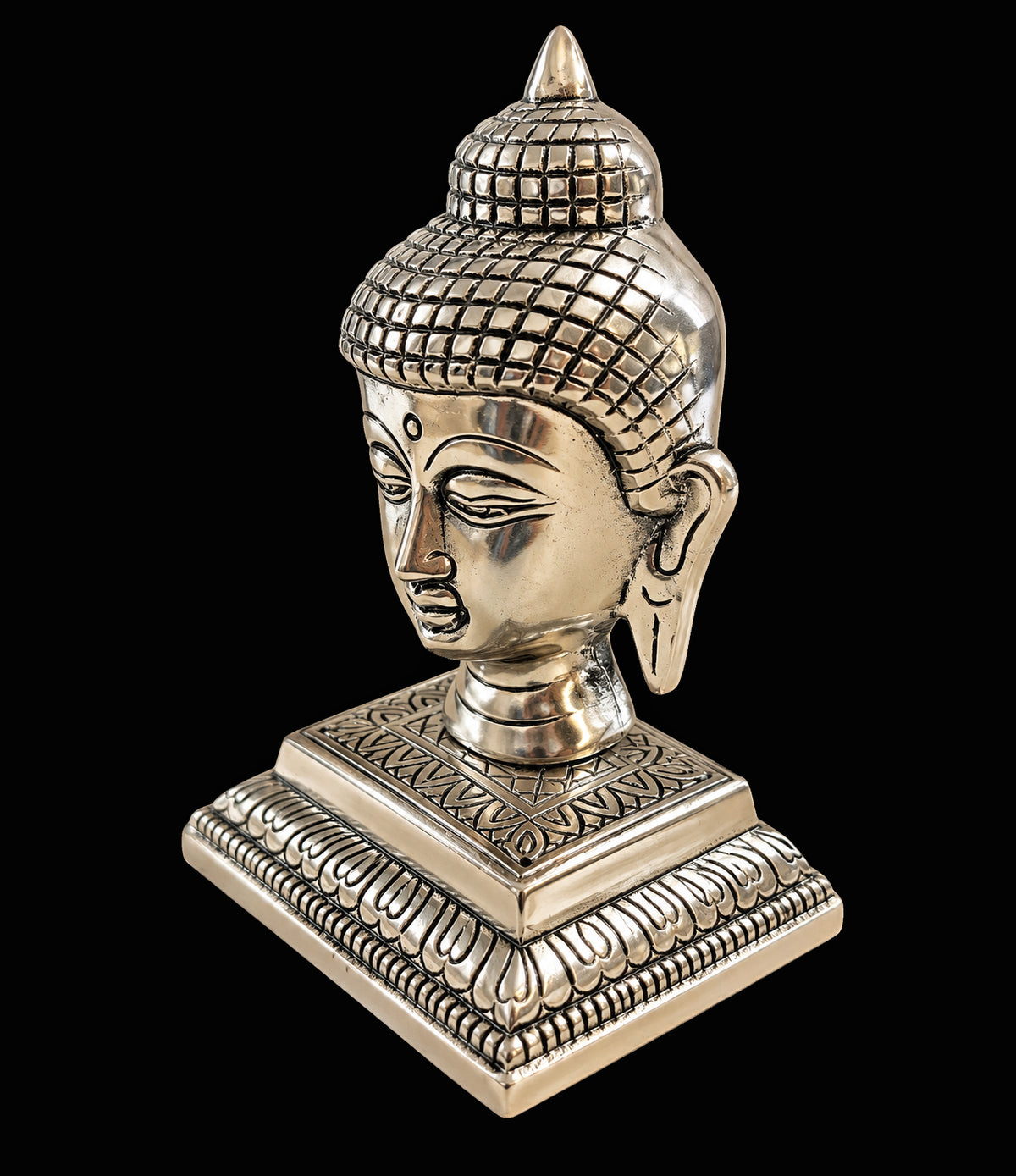 Large Recycled Aluminium Buddha Ash Catcher