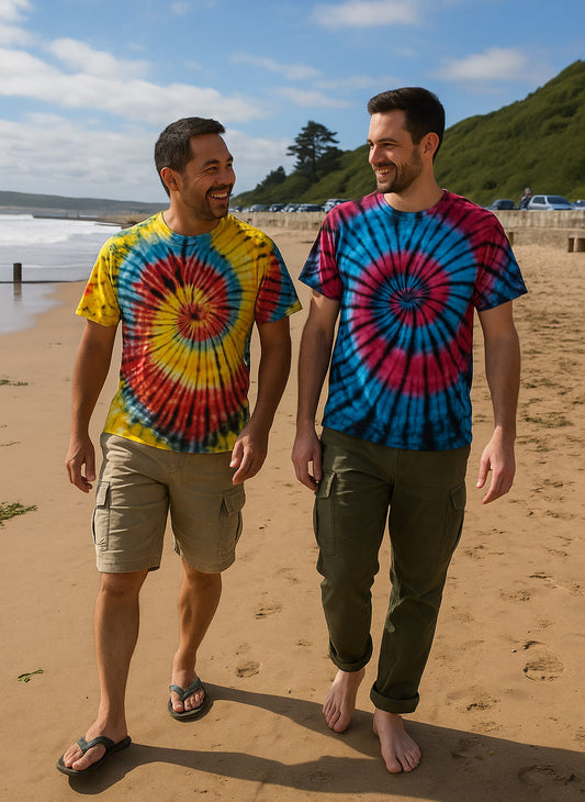 Short Sleeve Tie Dye Top