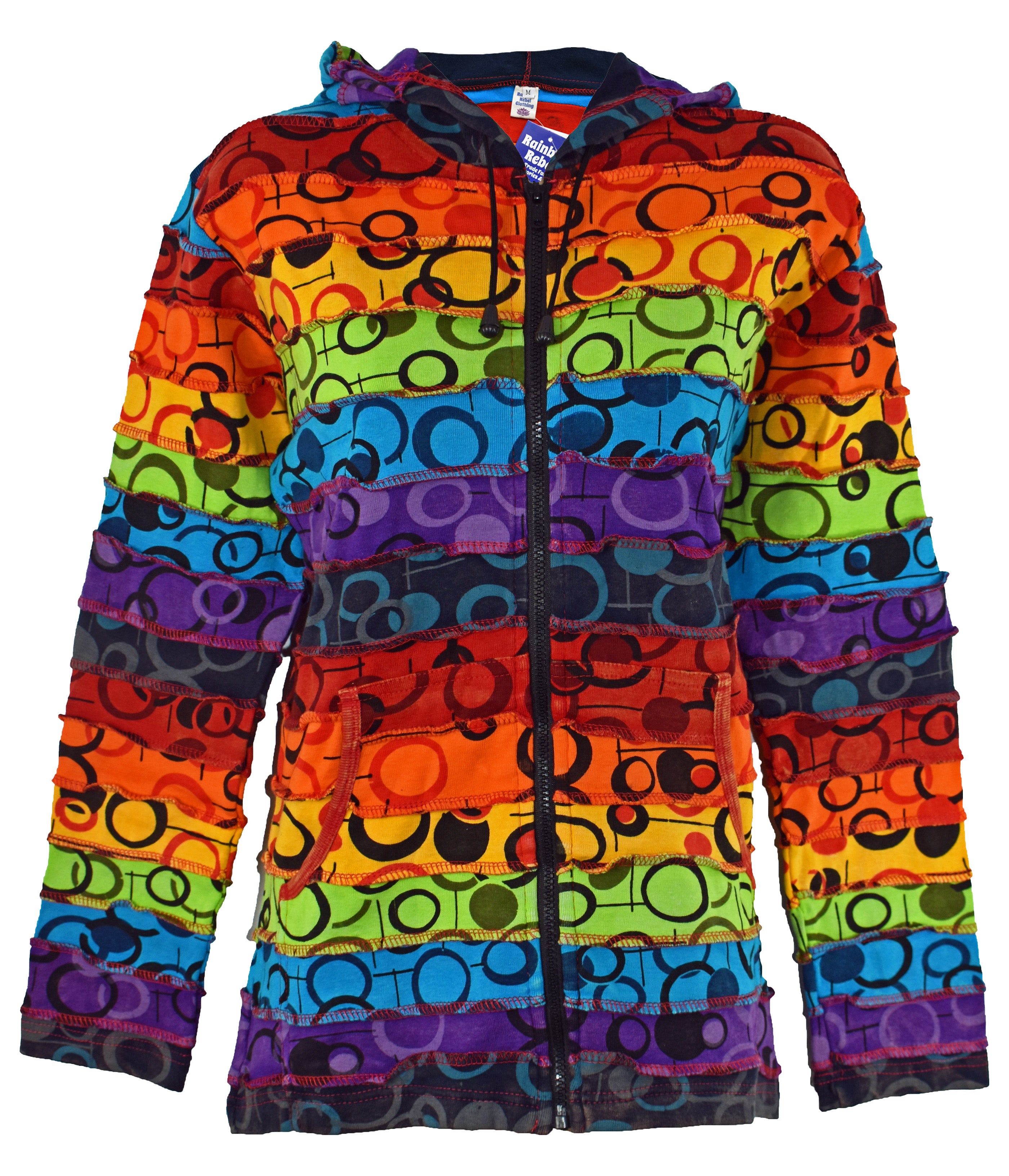 Rainbow hoodie sale jacket