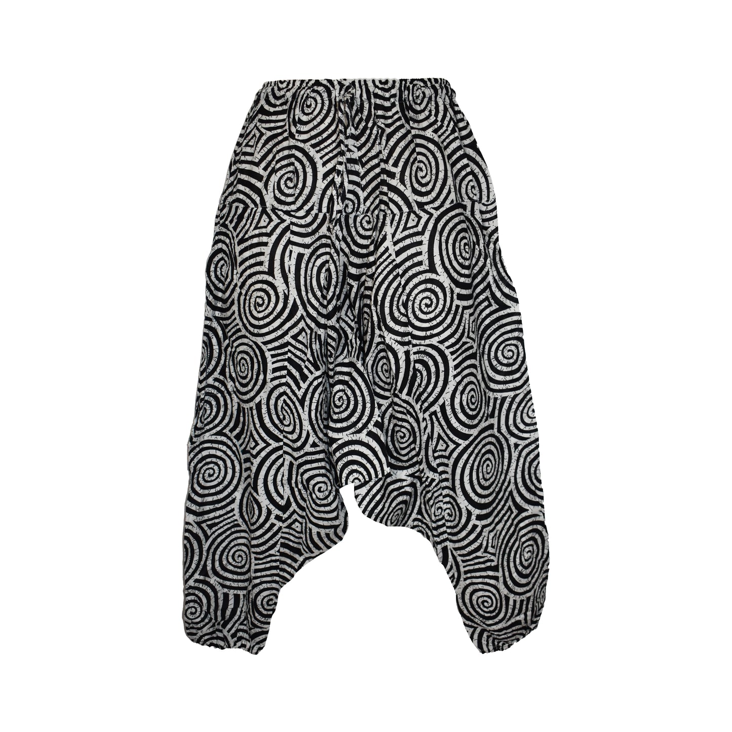 Jalebi Print Afghani Harem Trousers