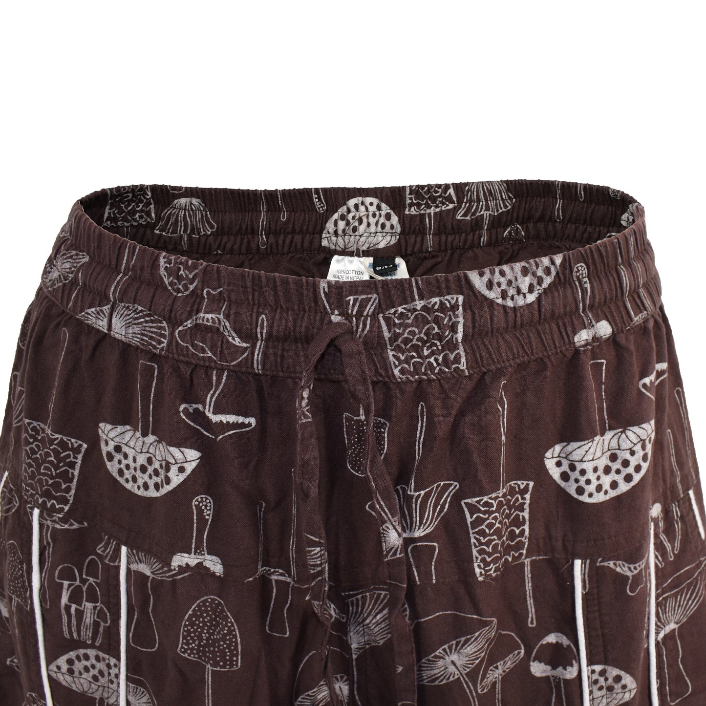 Multi Mushroom Print Harem Trousers