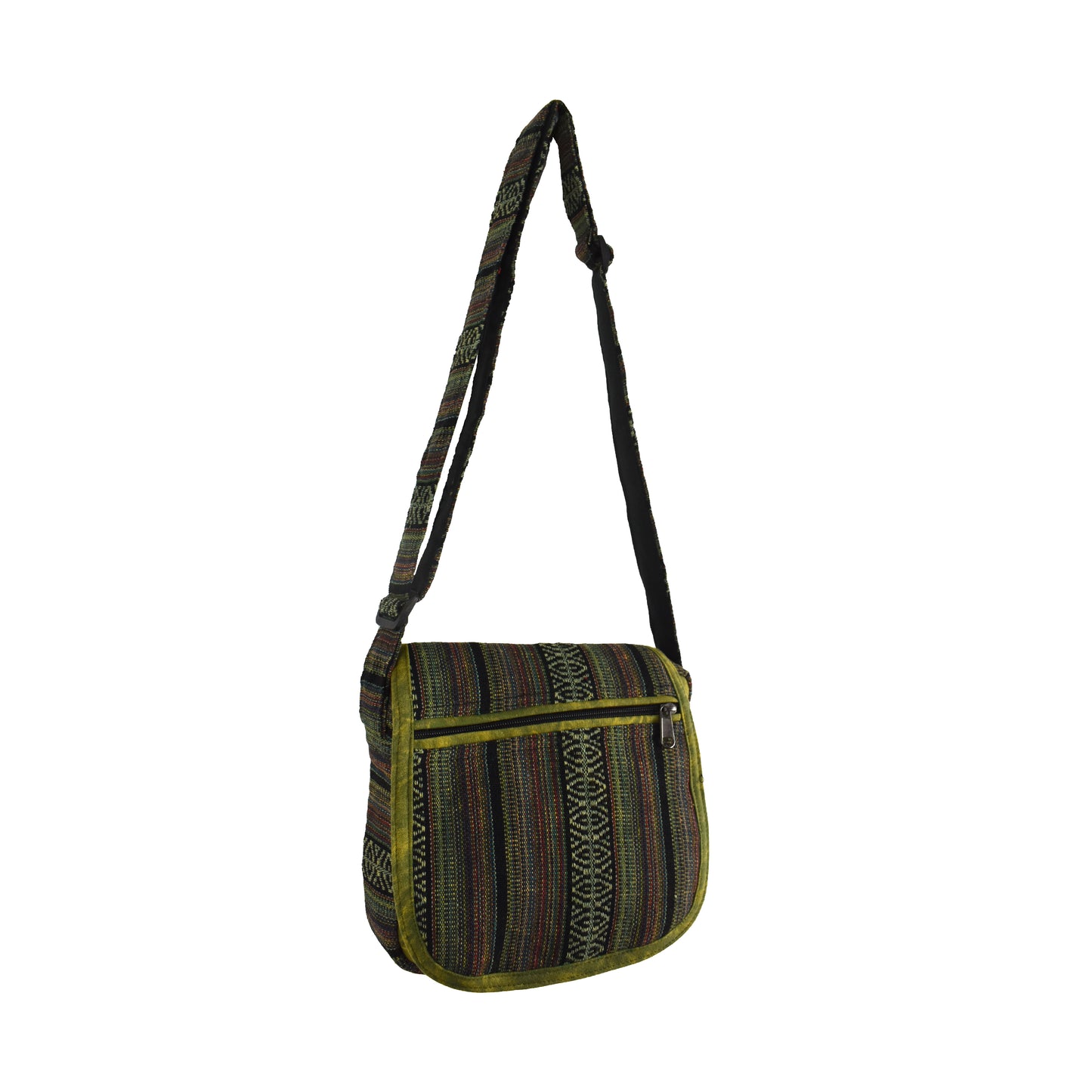 Woven Cotton Shoulder Bag