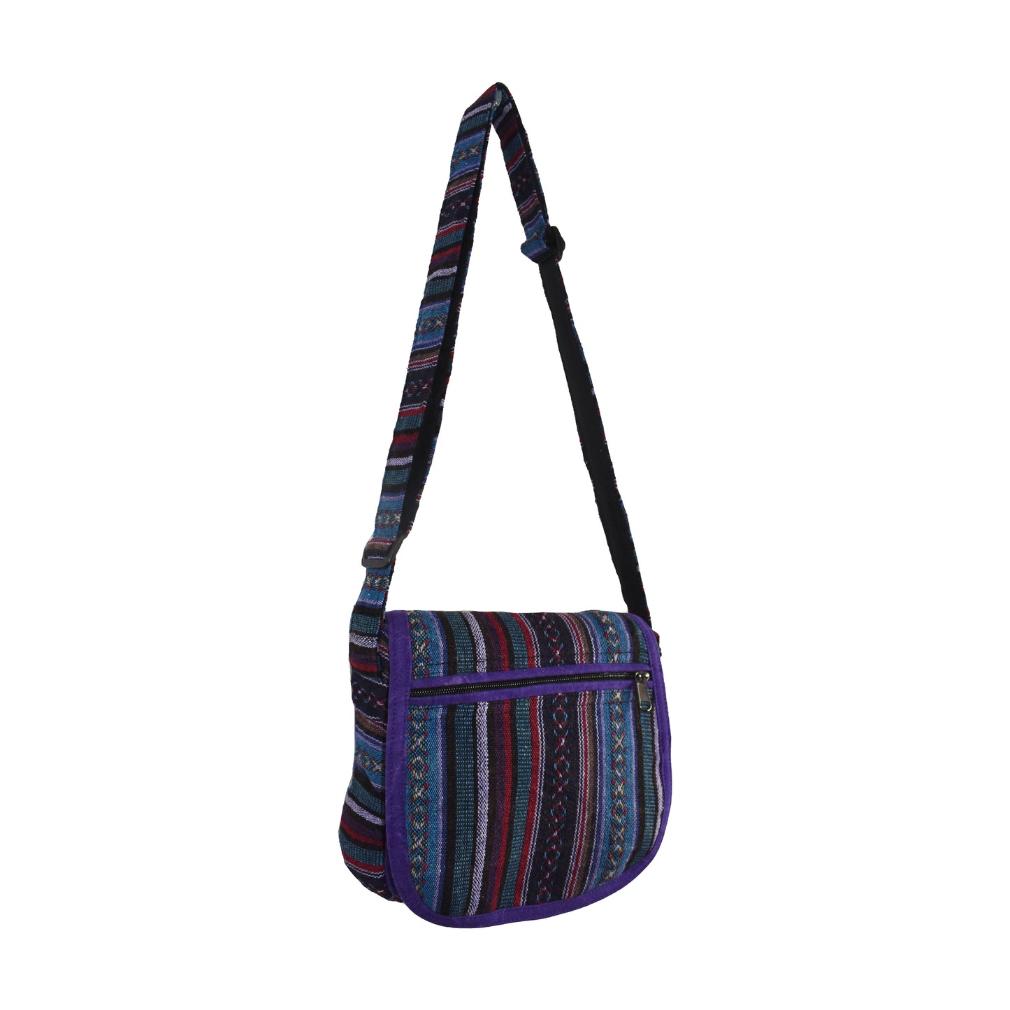 Woven Cotton Shoulder Bag
