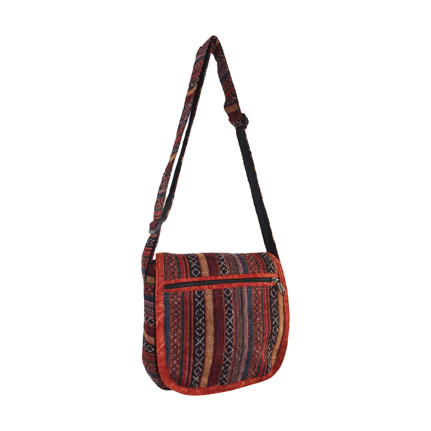 Woven Cotton Shoulder Bag