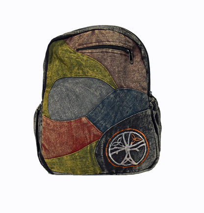 Embroidered Stonewashed Back Pack