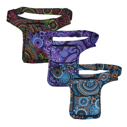 Mandala Print Hip Bag