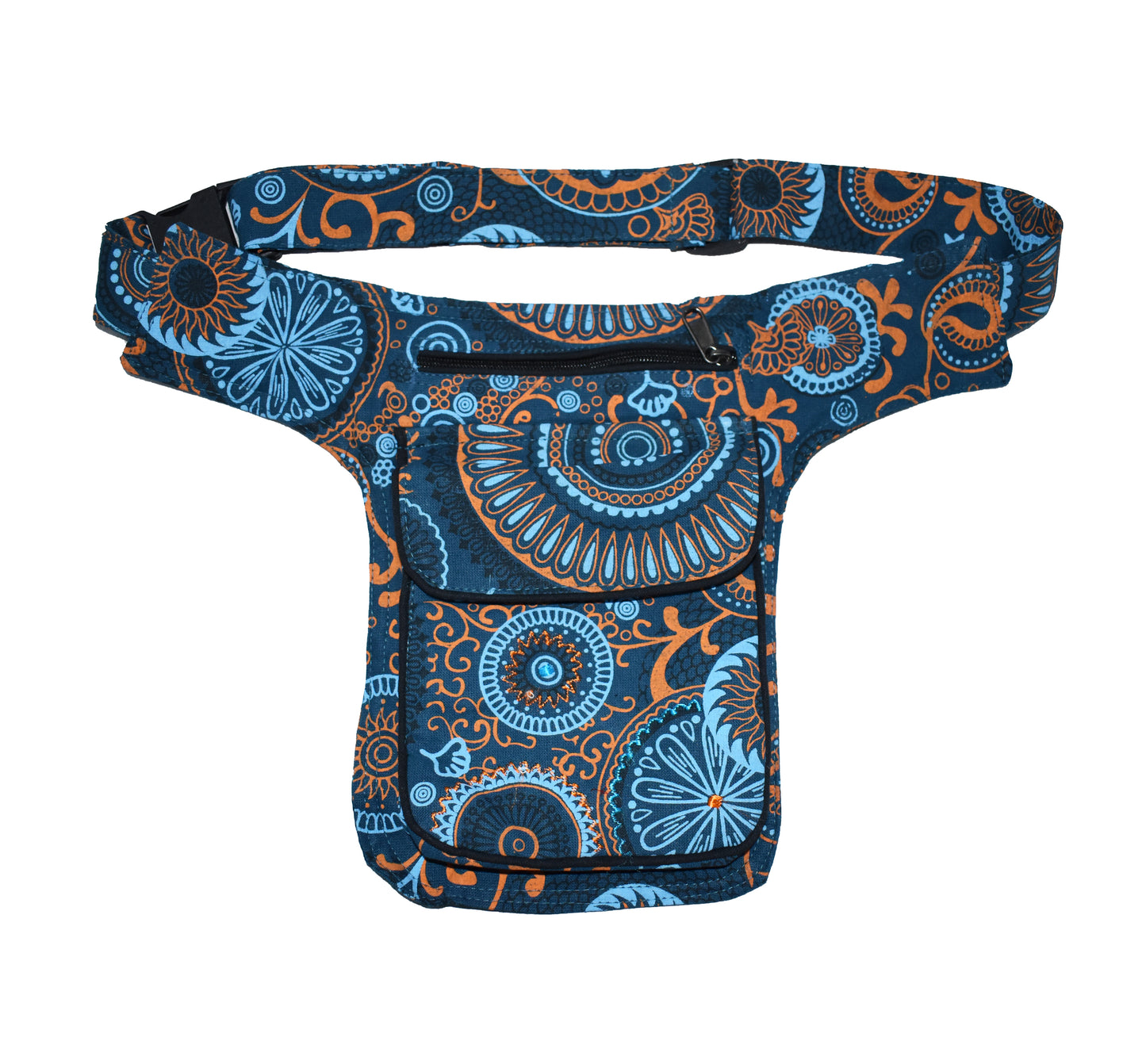 Mandala Print Hip Bag