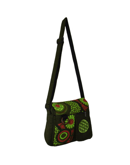 Flower of Life Sacred Geometry Shoulder Bag
