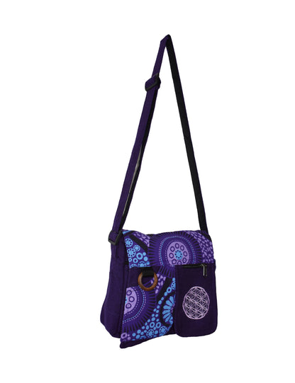 Flower of Life Sacred Geometry Shoulder Bag