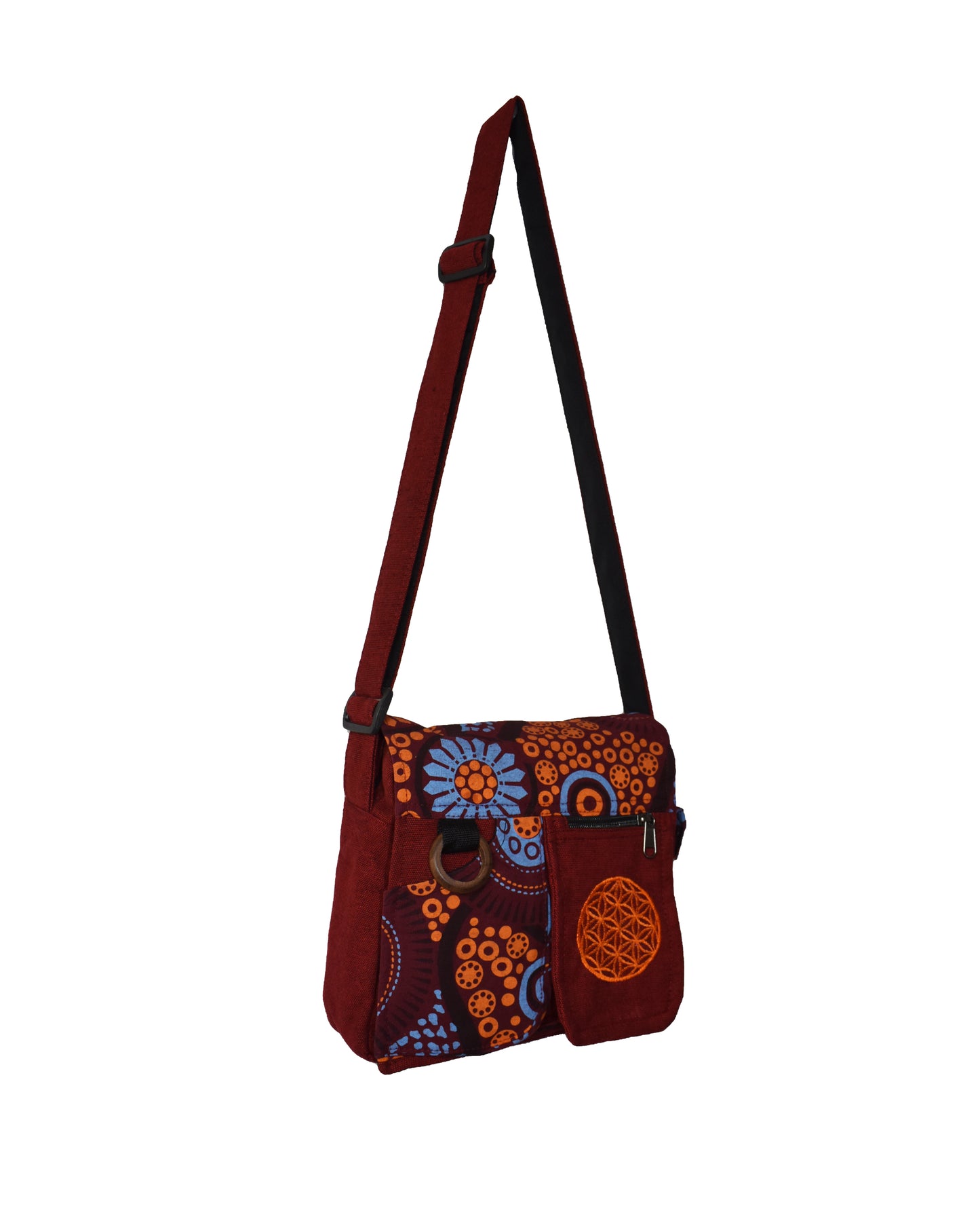 Flower of Life Sacred Geometry Shoulder Bag