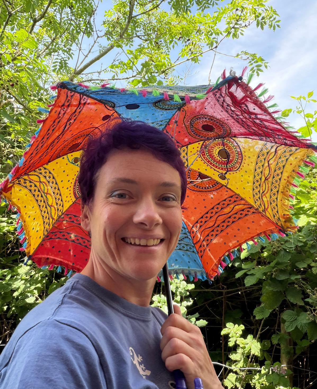Patchwork Cotton Parasols