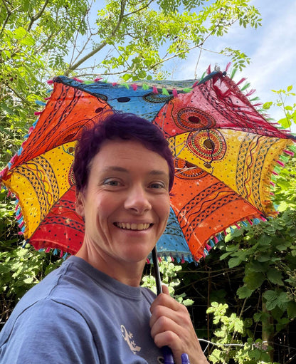 Patchwork Cotton Parasols