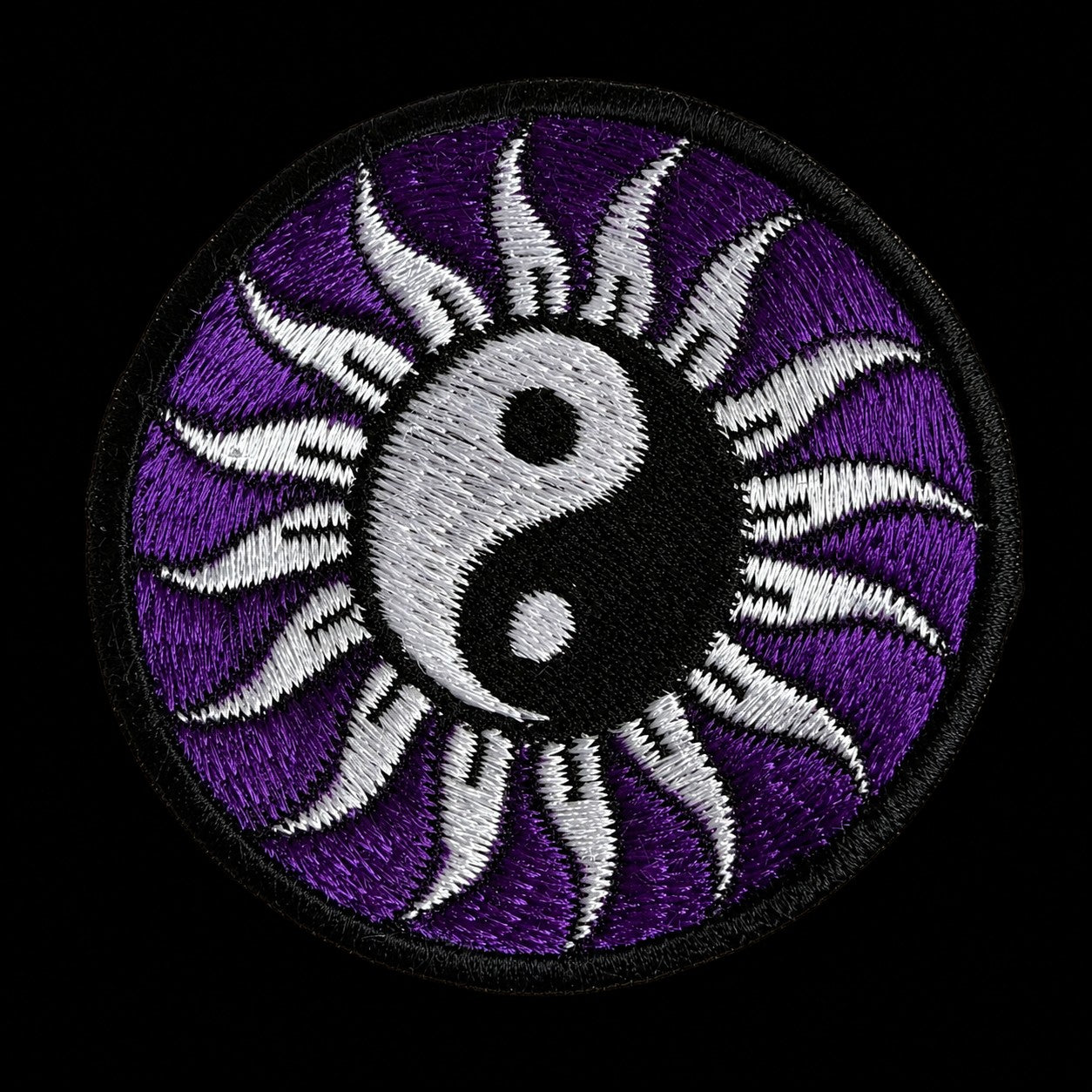 Ying Yang Sun Sew on Patch 8cm