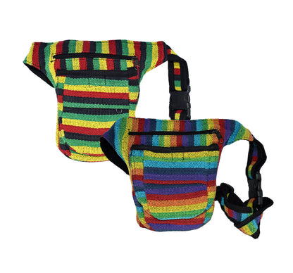 Rainbow & Rasta Hip Bags