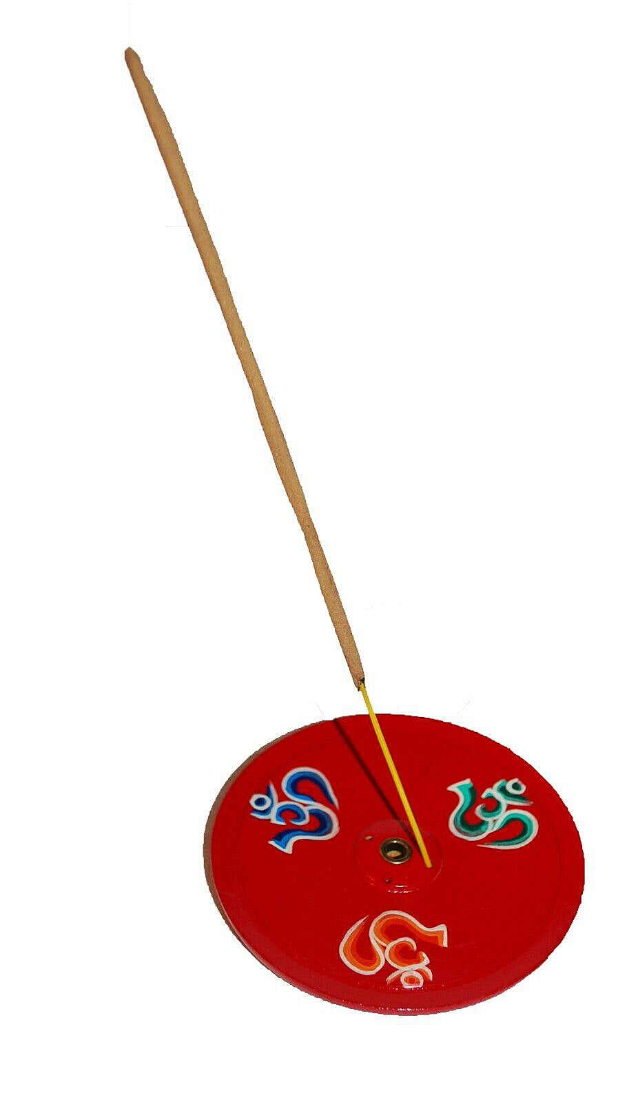 Round Om Incense Holder