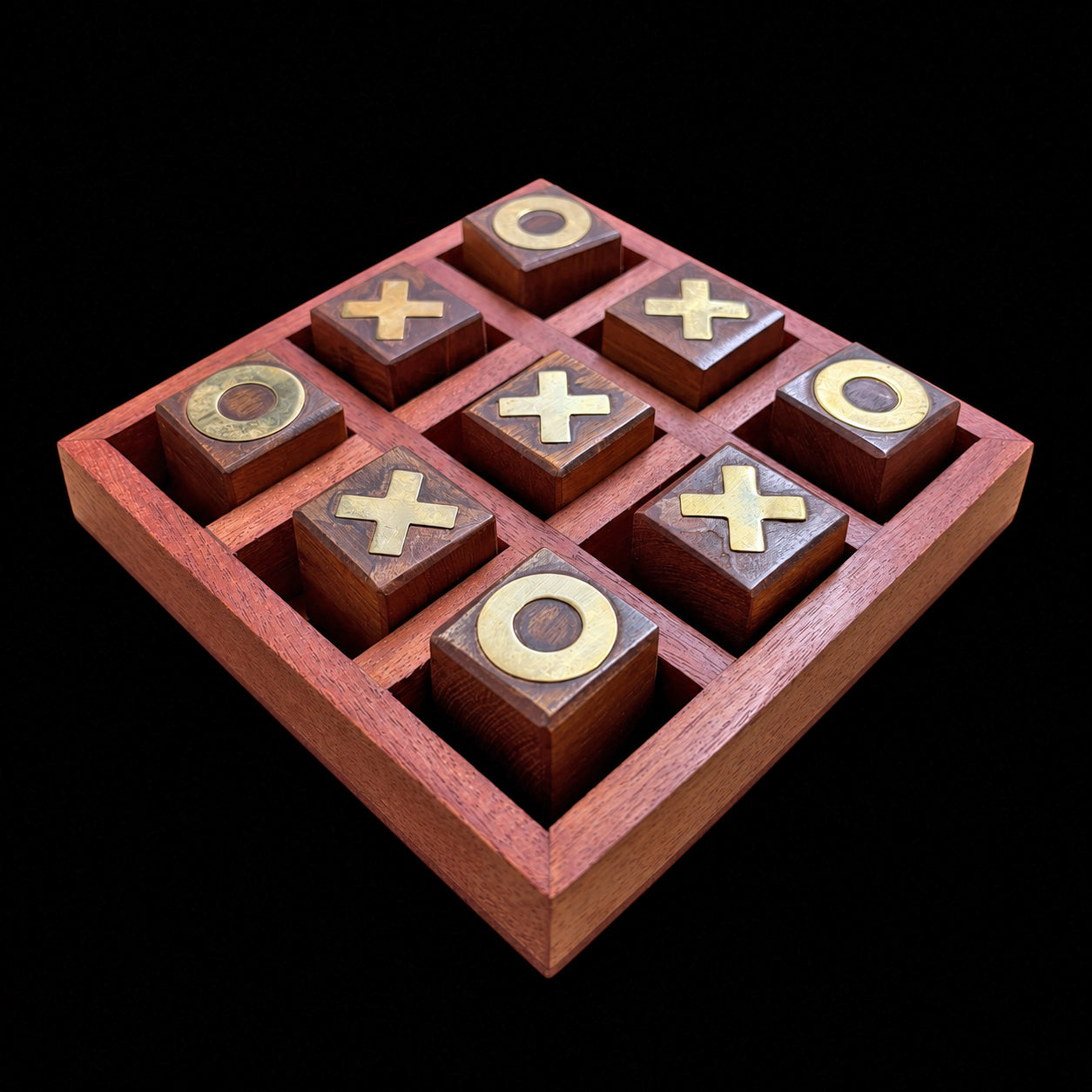 Wooden Tic Tac Toe Game